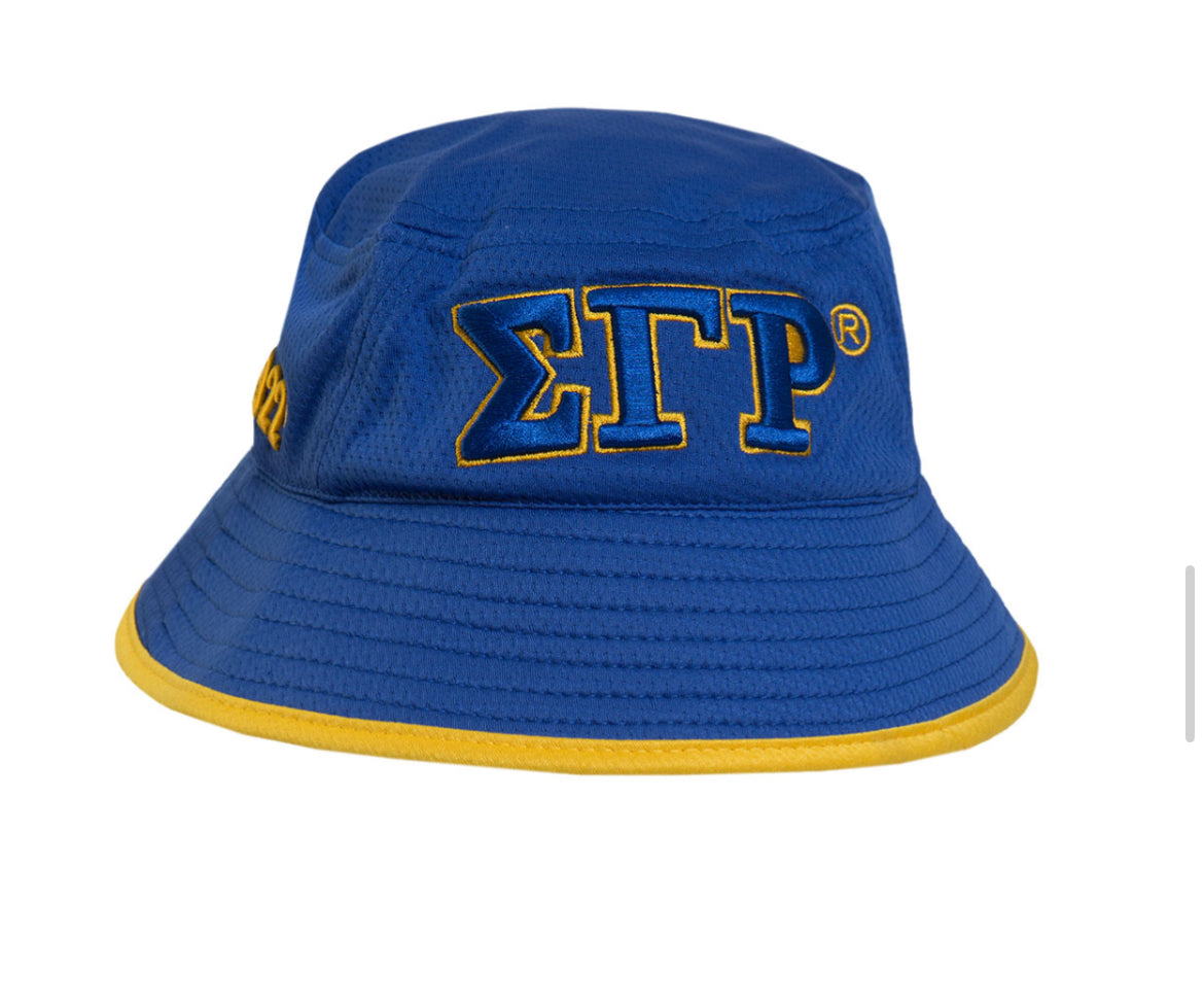 SGRho Blue & Gold Bucket Hat