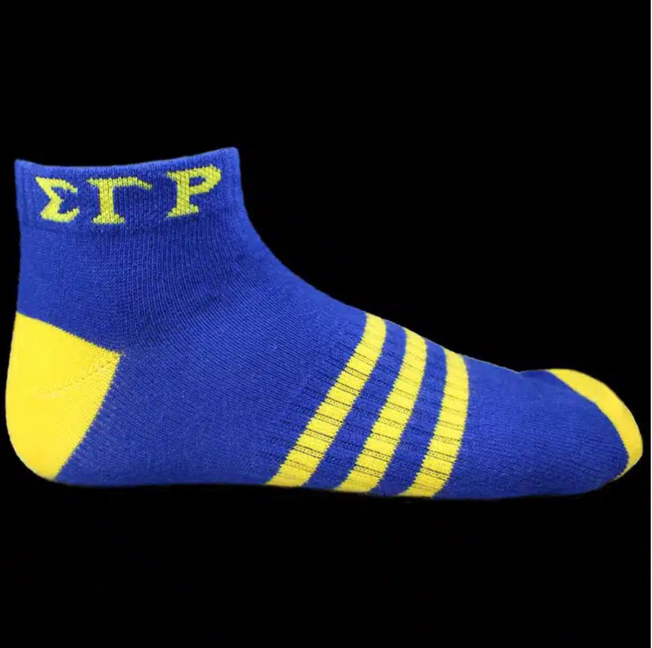 SGRho Gold quarter socks