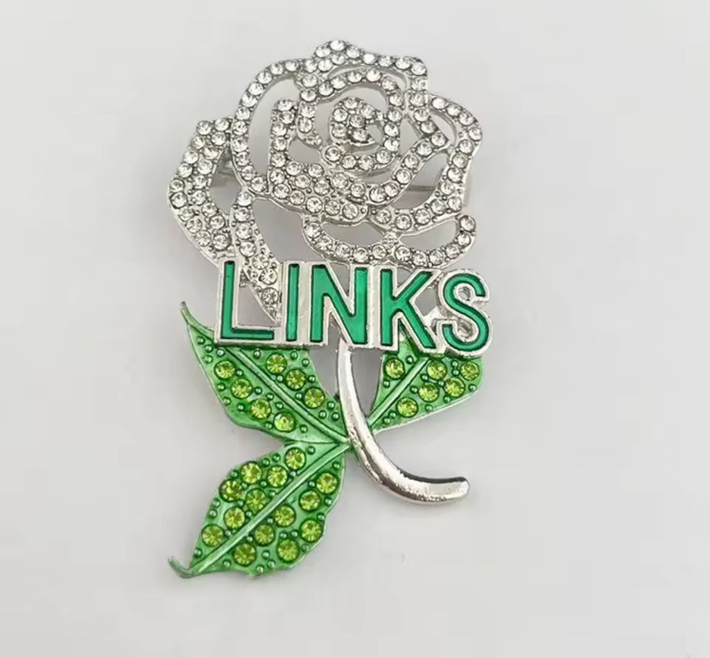 Links- Rose Lapel Pin