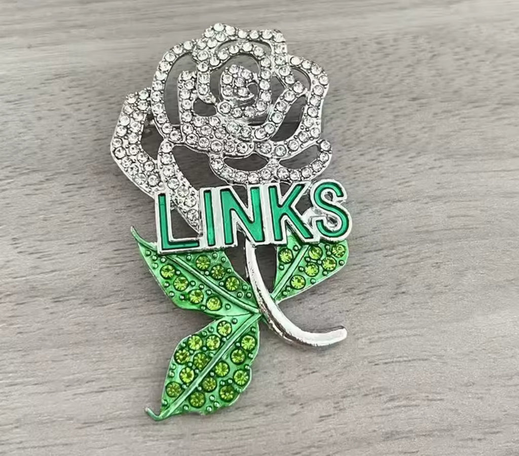 Links- Rose Lapel Pin