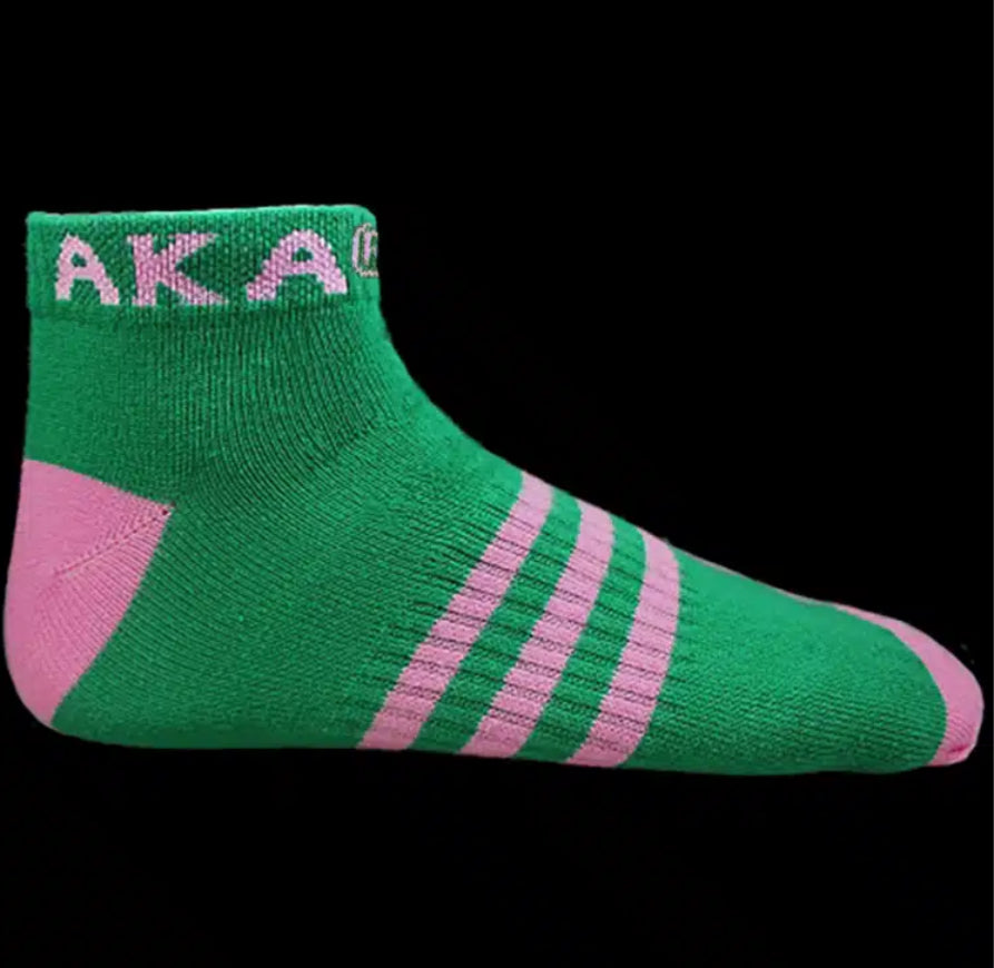 AKA Green Quarter Socks