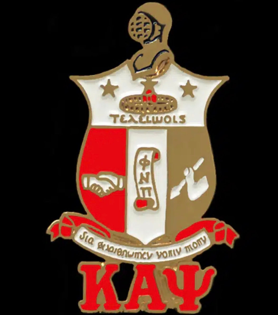 Kappa Shield Lapel Pin