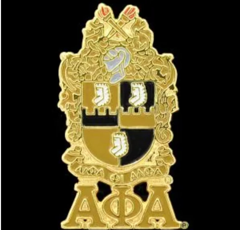 A Phi A - Shield Lapel Pin