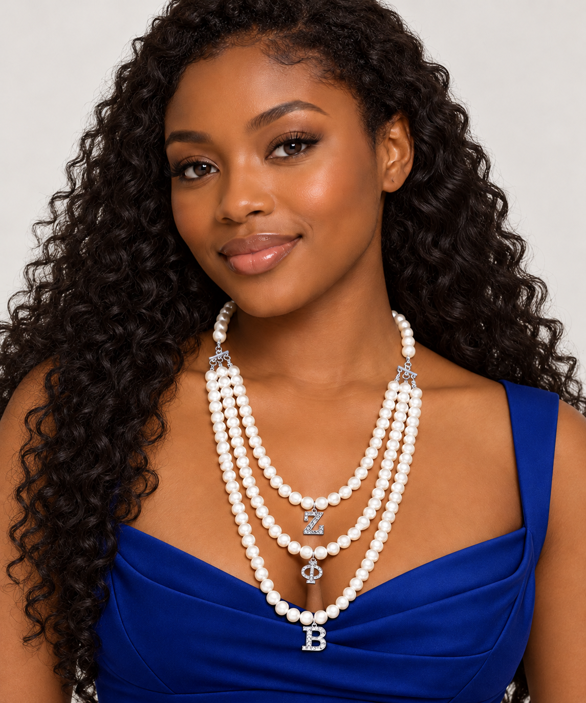 Zeta 3 Strand Necklace