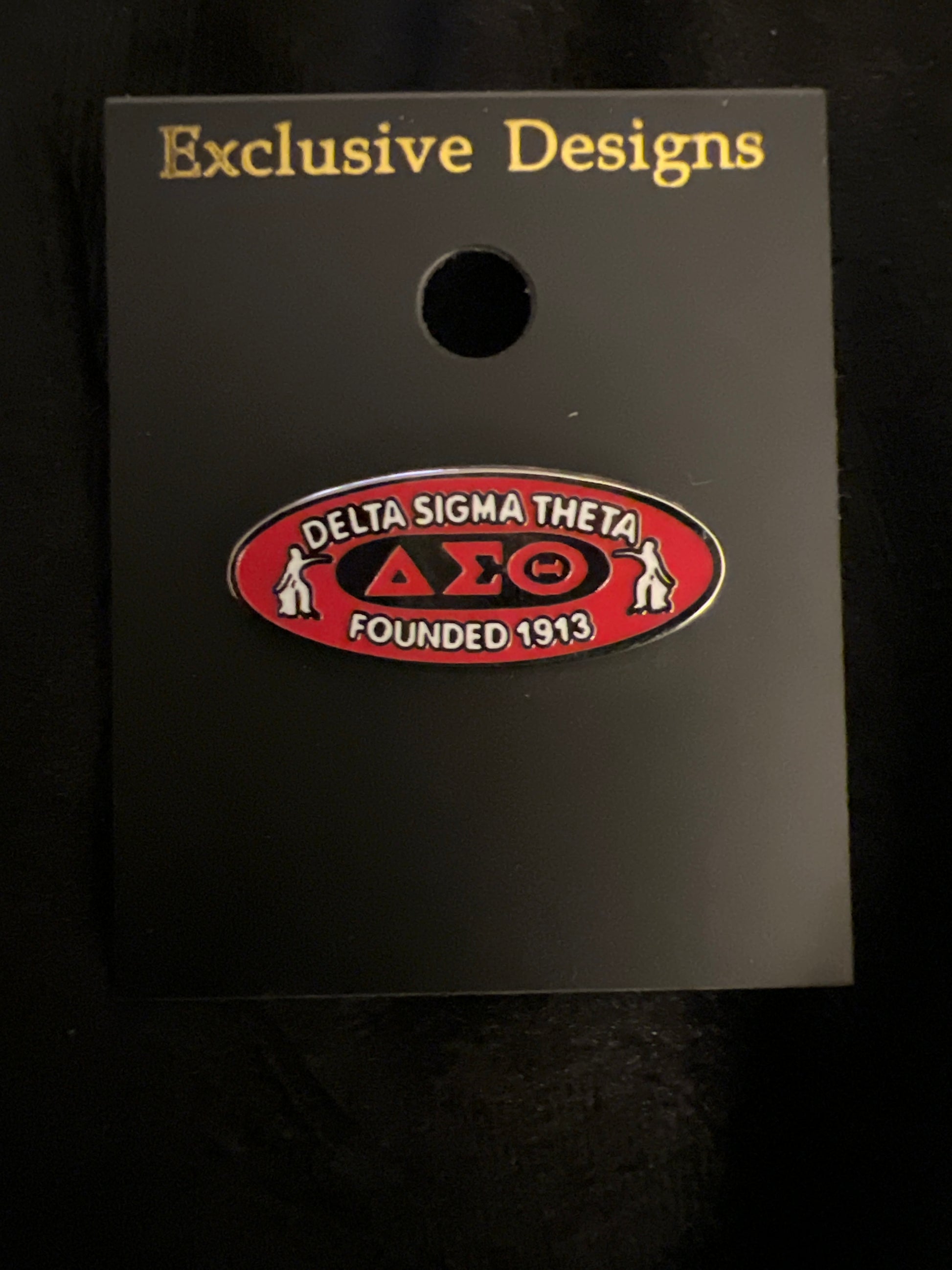 DST Oval Pin