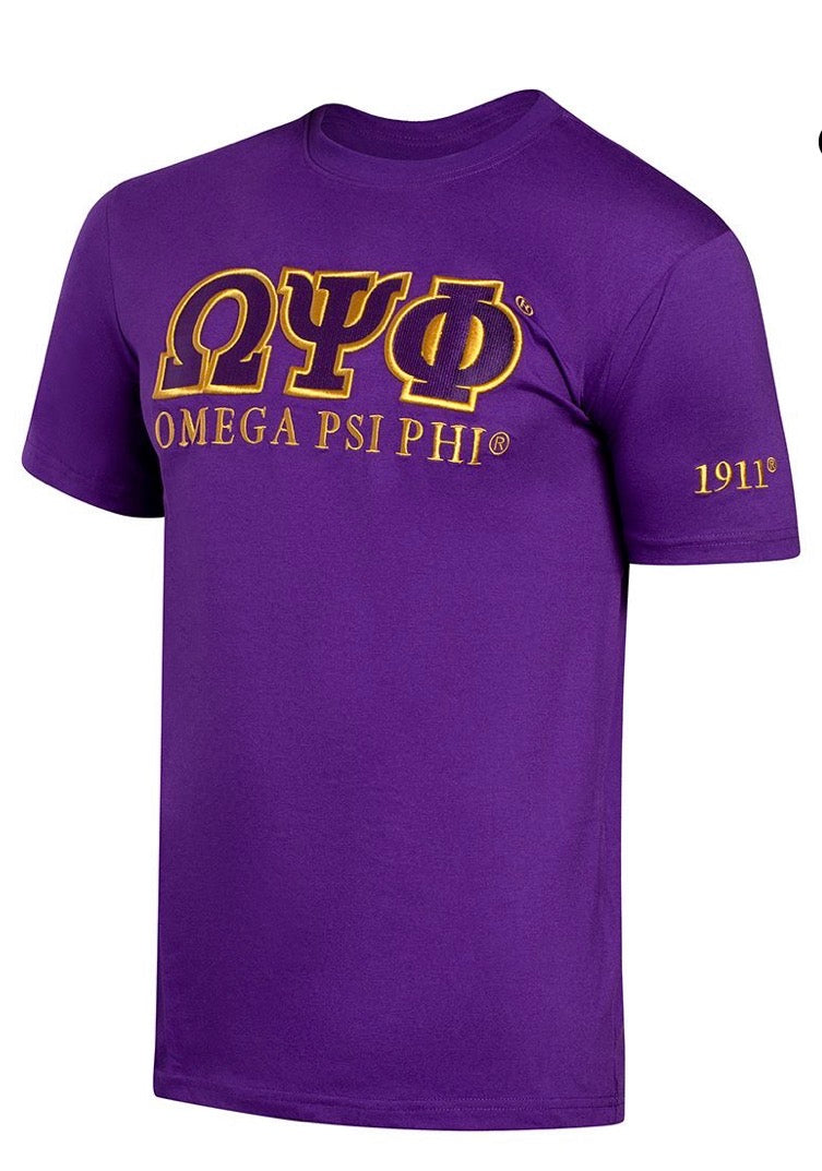 Que Embroidered Tee