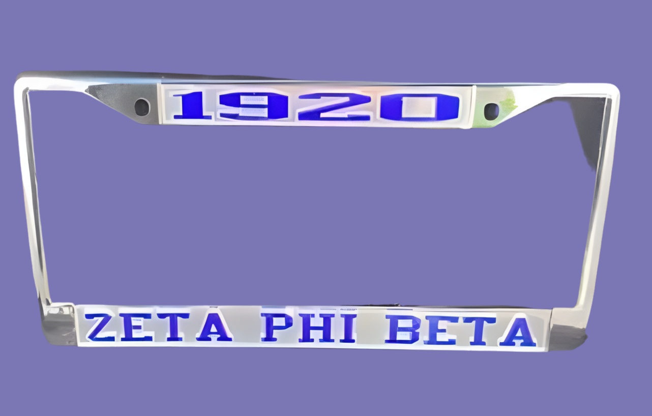 Zeta 1920 License Plate cover