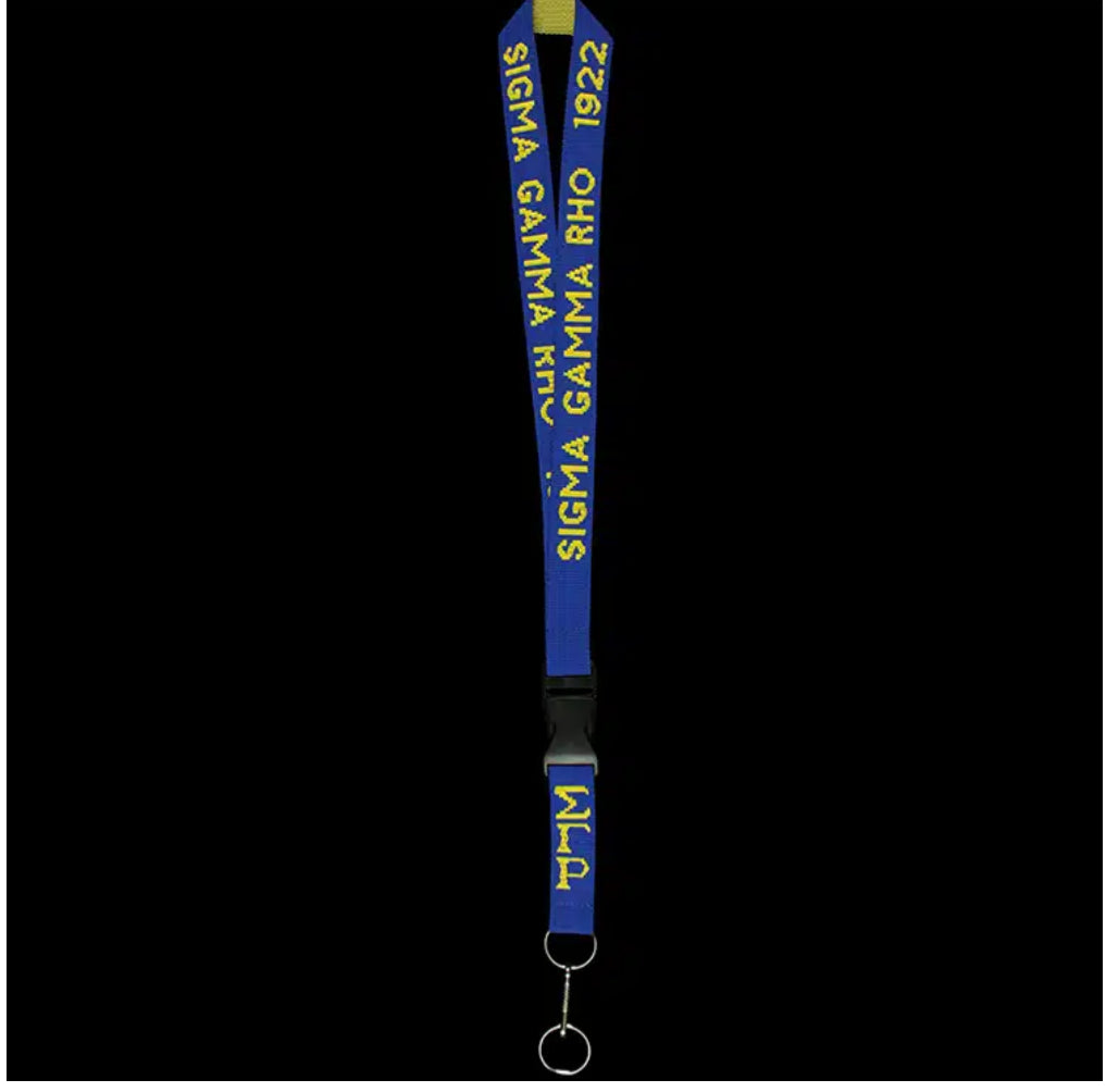 SGRho Blue Lanyard