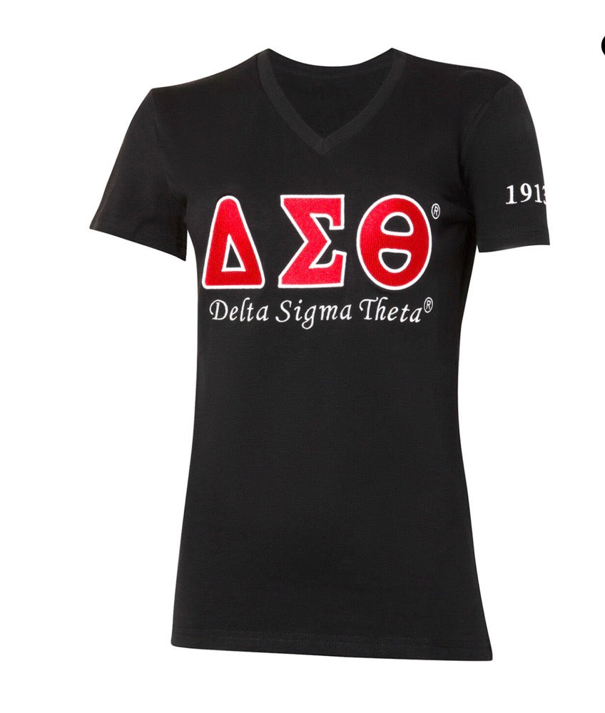 DST Embrod. Tee - Blk