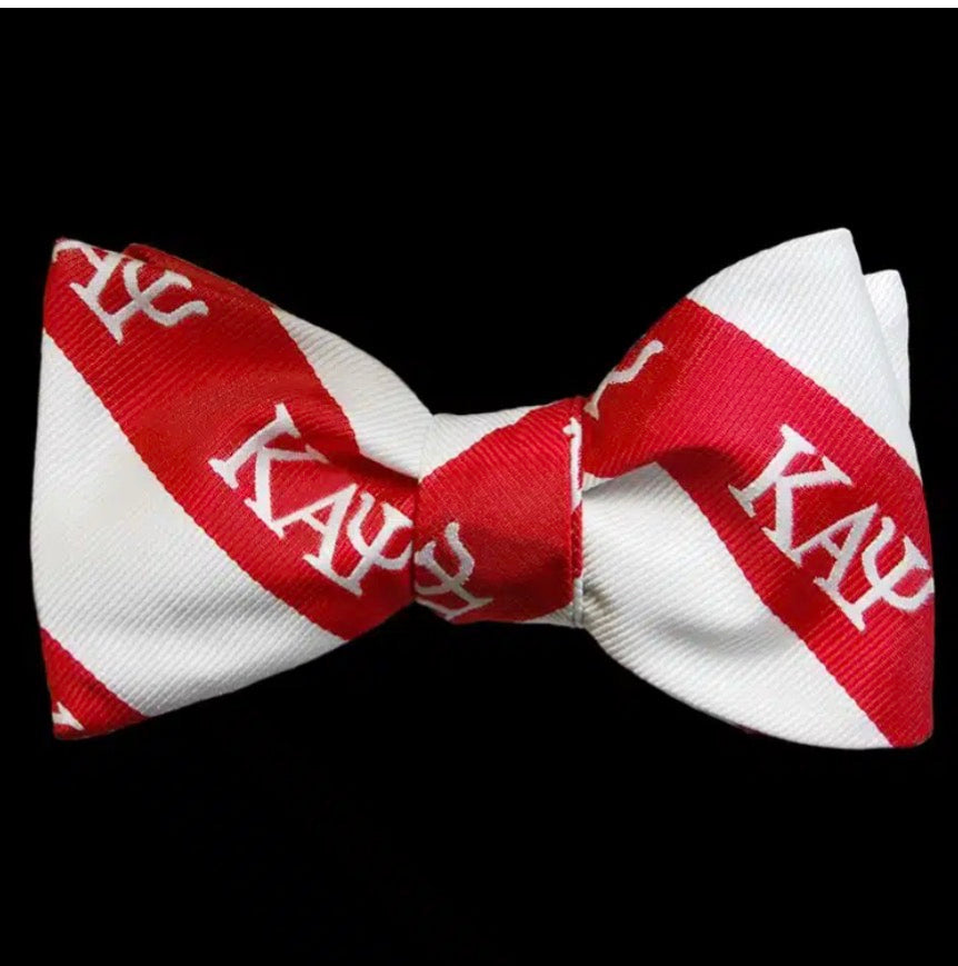 Kappa Bow Tie Set -R/W