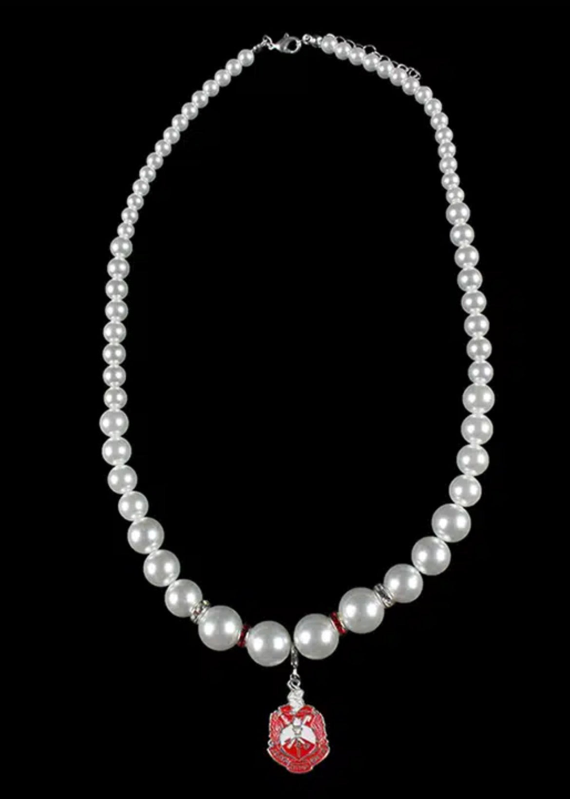 DST Pearl Necklace w/ Shield