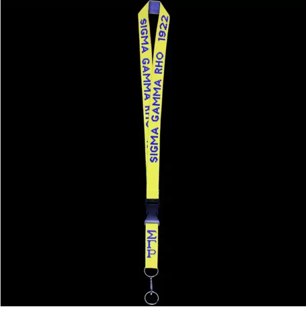 SGRho Gold Lanyard