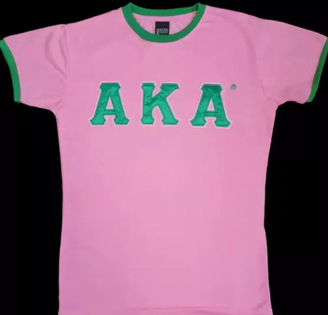 AKA Ringer Tee Shirt
