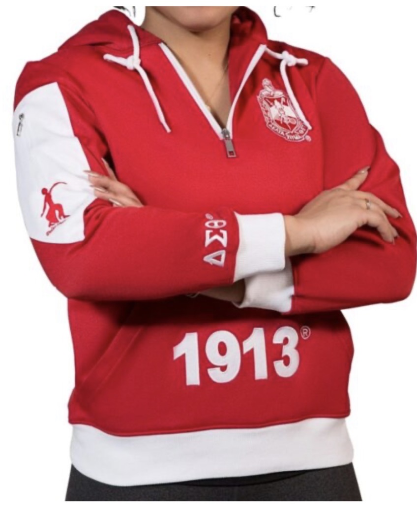 DST Red Hoodie Pullover