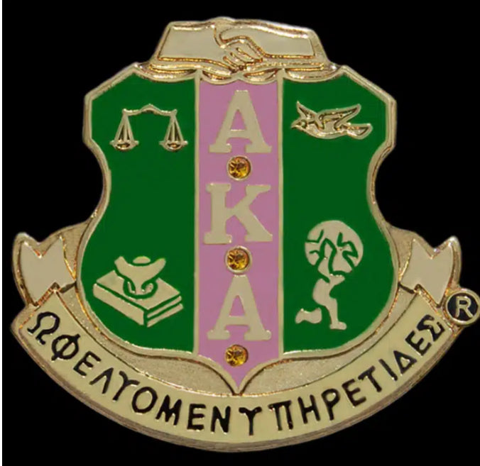 AKA 1' Shield Lapel Pin