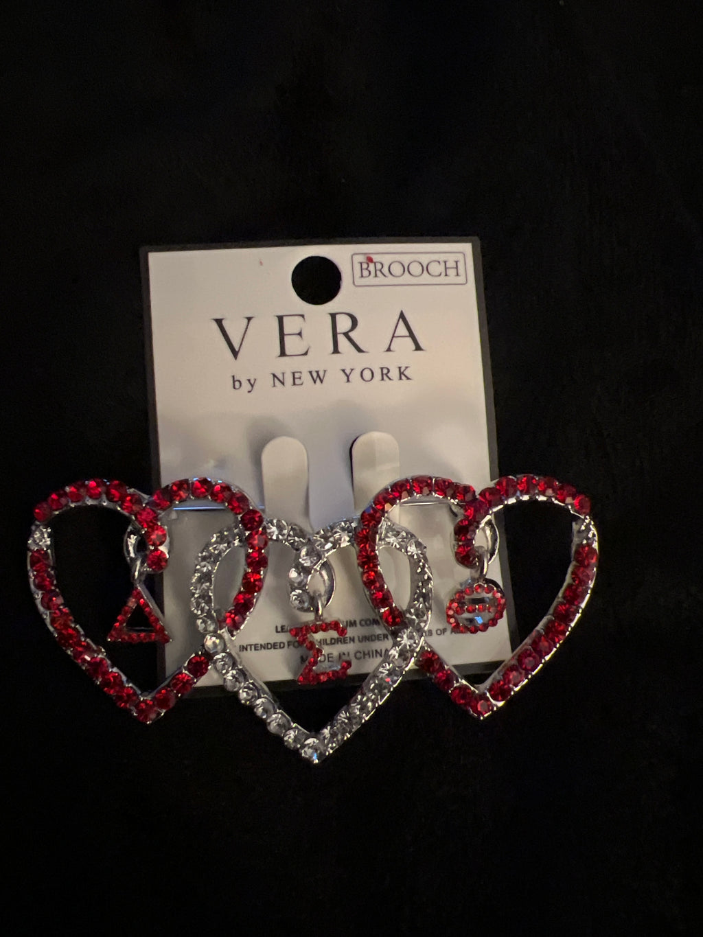 DST 3 Hearts Pin