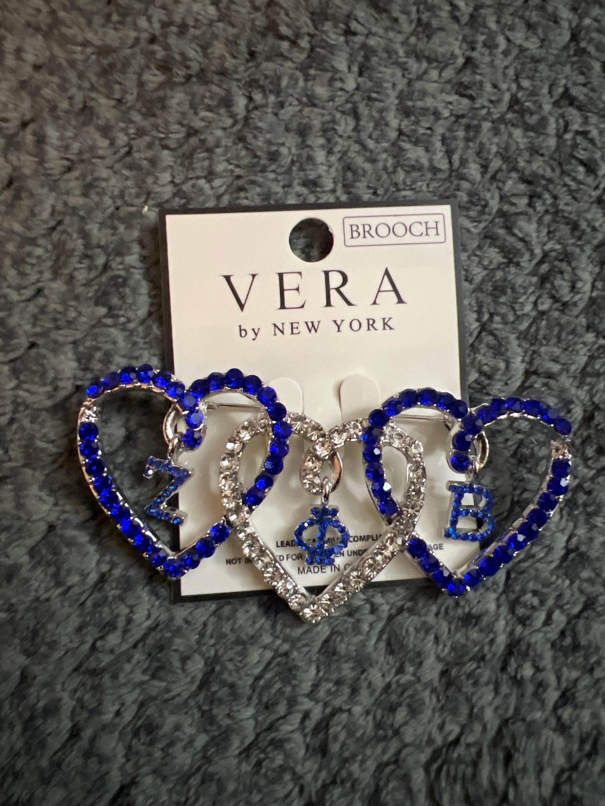 ZPB 3 Hearts Pin