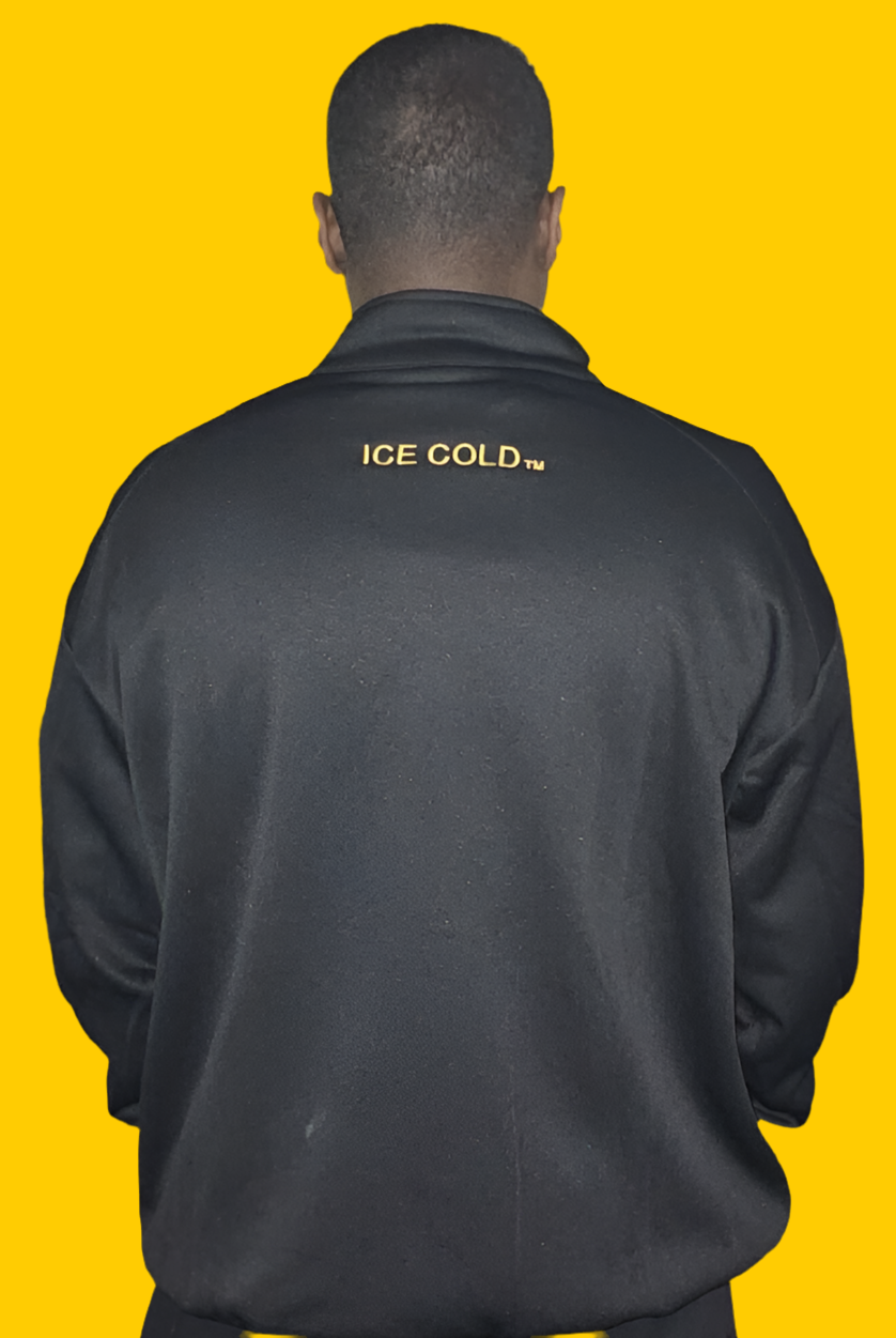 A Phi A Black and Gold Track Jacket