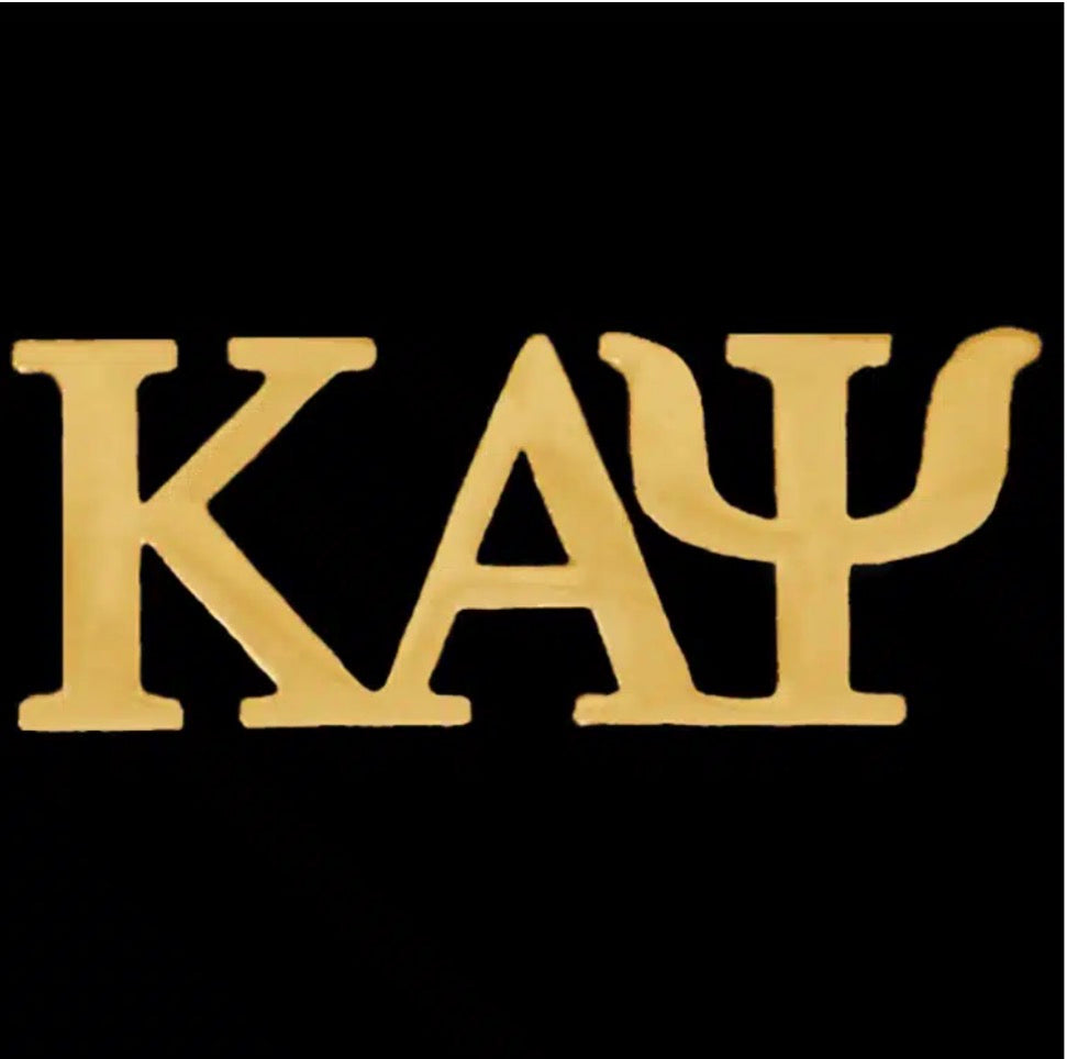 Kappa Gold Letters Pin