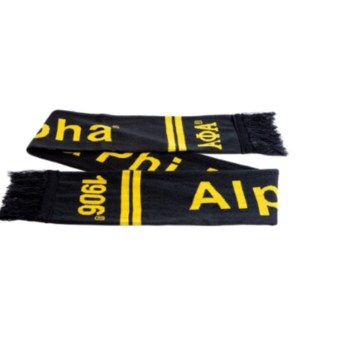 A Phi A, Knit Scarf - Black