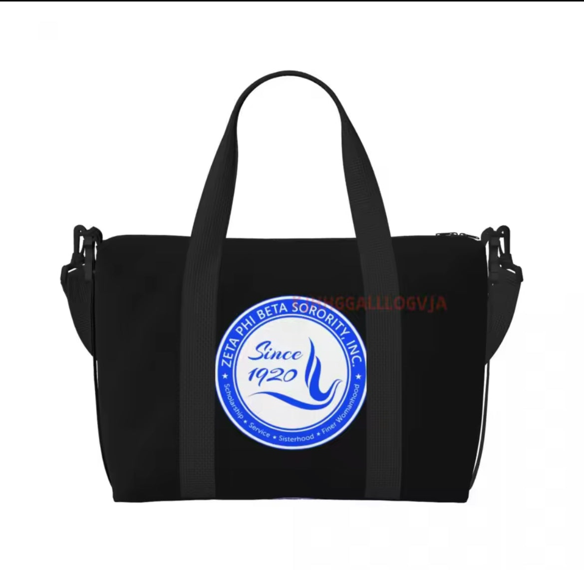 Zeta Black Duffle Bag